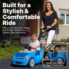 Step2 Whisper Ride II Ride On Push Toy Car, Pink �C Ride On Car with Included Seat Belt, Easy Storage and Transport, Makes a Great Stroller Alternative
