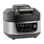 PowerXL Grill Air Fryer Combo Plus 6 QT 12 in 1 Indoor Slow Cooker, Roast, Bake, 1550 Watts, Stainless Steel Finish : Home &amp; Kitchen