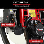 BAUMR-AG 38cc 4-Stroke Petrol Post Driver, with Carry Case & 3 Piling Sleeves