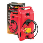 14 Gallon Portable Gas Fuel Tank with Pump, 2 Pack, Red