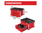 48-22-8442  22 in. 2-Drawer Tool Box with Metal Reinforced Corners
