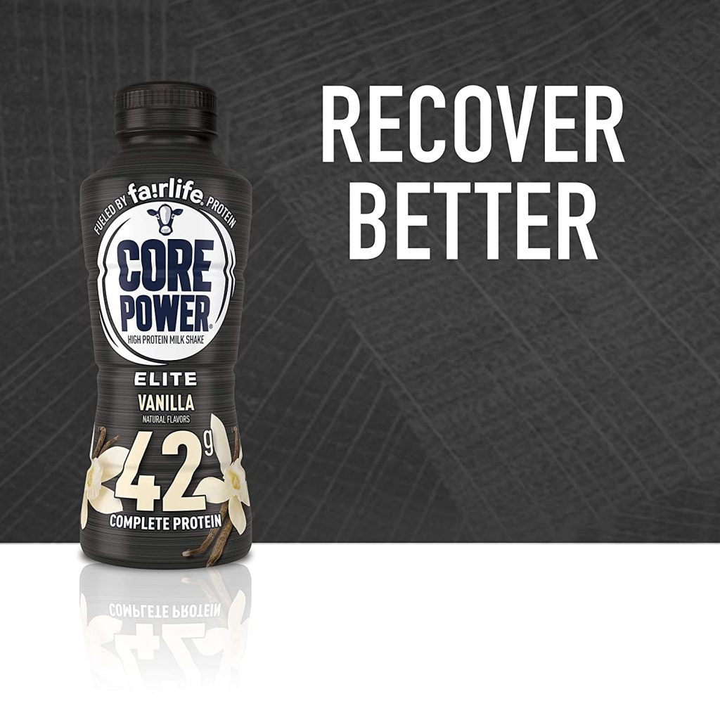Fairlife Core Power Elite Vanilla High Protein Shake 42g, 14 Fl Oz, 12 Pack �?Workout Recovery Drink