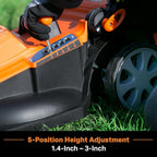 LawnMaster CLMF4817E 48V MAX Brushless Mower with 2X24V MAX 4.0Ah Battery and a Dual Charger