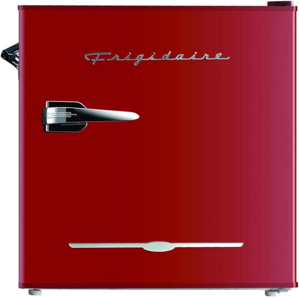 Frigidaire EFR176 Retro Compact Fridge with Chiller Mini Refrigerator with Built-in Bottle Opener for Office, Bedroom, Dorm Room or Cabin, 1.6 cu ft 16" D x 18" W x 18.5" H, Moonlight
