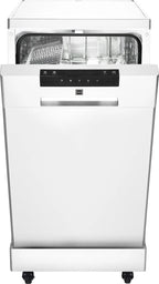 Portable Dishwasher, 18in Wide, 8 Place Settings Capacity, White