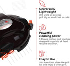 Grillbot Automatic Grill Cleaning Robot with Nylon Brushes  BBQ Grill Cleaner  Grill Brush  Grill Scraper  BBQ Accessories (Red Grillbot + Carry Case)