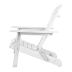 Foldable Adirondack Beach Chair, High Back, 150kg, Gardeon