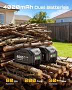 SEESII 2-in-1 Electric Pole Saws: Brushless Mini Chainsaw Cordless 6 Inch  2 x 4000mAh Batteries  Pole Saw for Tree Trimming Hand held Chain Saw with Extension Pole for Tree Limb Branch Cutter P6 Ace