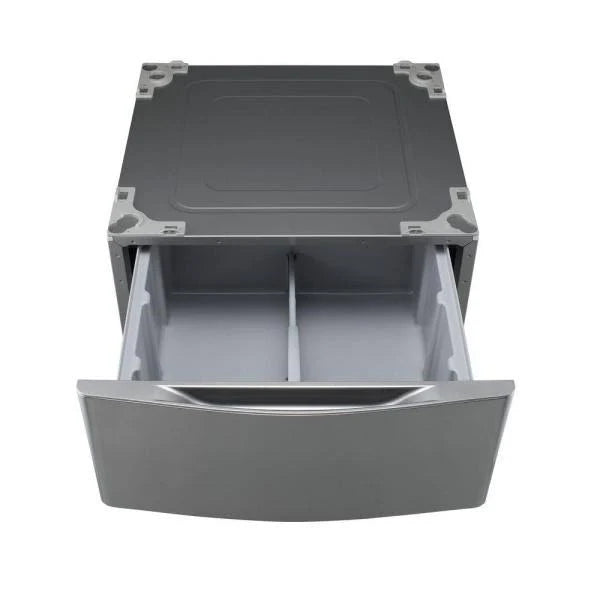 LG - 29" Laundry Pedestal with Storage Drawer - Graphite Steel