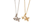Culbreth's Jewelers Double Clover Necklace: Dainty 18K Gold Plated Best Seller