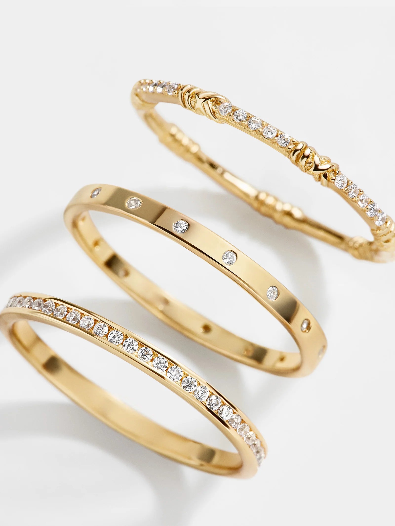 Culbreth's Jewelers Maddie 18K Gold Ring Set in Gold Pavé