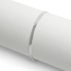 Culbreth's Jewelers Silver Herringbone Bracelet - Minimalist Stainless Steel