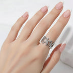 Culbreth's Jewelers Silver Star Ring – Adjustable Stainless Steel Star-Shaped Ring