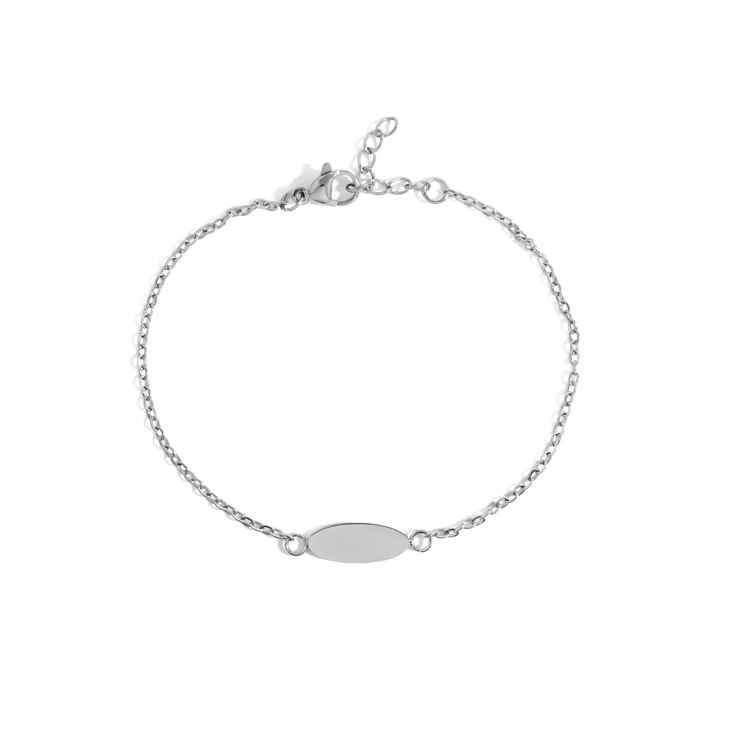 Culbreth's Jewelers stainless steel oval bracelet with 18K gold PVD finish