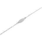 Culbreth's Jewelers Stainless Oval Bracelet – Minimalist Engravable 18K Gold PVD