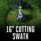 EGO Power+ ST1623T 56-Volt 16-Inch Cordless String Trimmer  4.0Ah Battery  320W Charger Included Plus Extra BA1400T 2.5Ah Battery