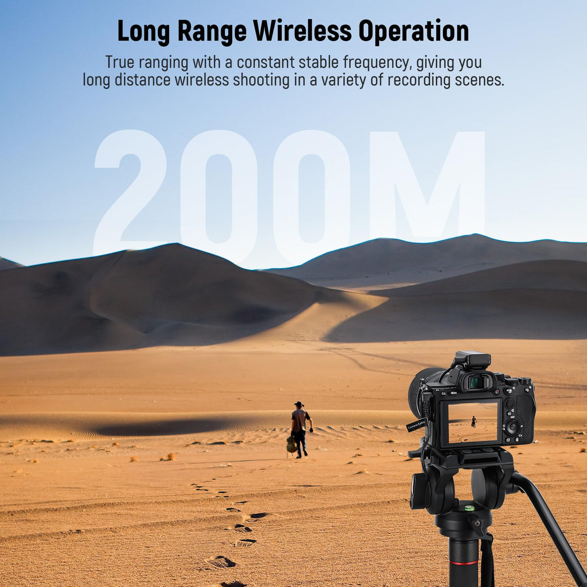 NEEWER Wireless Lavalier Microphone System with Charging Case