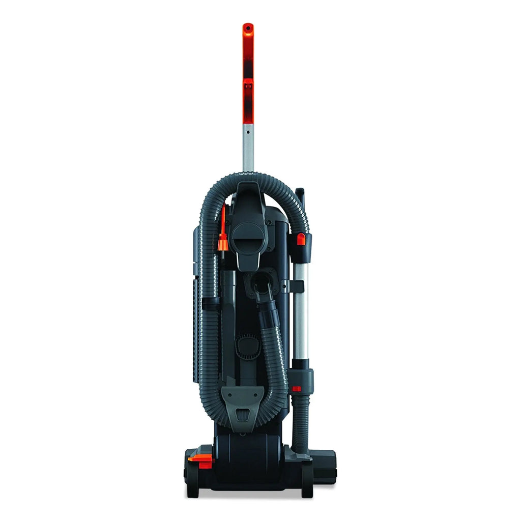 Hoover Commercial HushTone Upright Vacuum Cleaner, 15 inches with Intellibelt, For Carpet and Hard Floors, CH54115, Gray