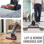 Hoover ONEPWR Evolve Pet Cordless Small Upright Vacuum Cleaner, Lightweight Stick Vac, For Carpet and Hard Floor, BH53422V, Black