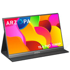ARZOPA Portable Monitor, 15.6'' 1080P FHD Laptop Monitor
