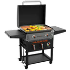 ??Clearance Sale??Blackstone 2-Burner 28" Griddle with Electric Air Fryer and Hood