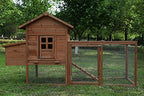 Outdoor 80 inch wooden chicken coop nest box chicken coop poultry pet cage
