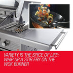 EuroGrille 8 Burner BBQ Outdoor Barbeque Gas Stainless Steel Kitchen
