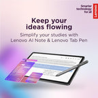 Lenovo Idea Tab - College Tablet - 11�� 2.5K IPS Touchscreen Display - 90Hz - MediaTek Dimensity 6300-4 GB Memory - 128 GB Storage - Integrated Arm Mali-G57 MC2 - Tab Pen and Folio Case