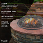 Good Directions Fire Pit Spark Screens, 40" Diameter, Steel