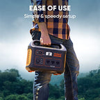 Jackery Explorer 1000 Portable Power Station, 1002Wh, 3x1000W AC Outlets, Solar Compatible, Quiet Operation, Outdoor Use