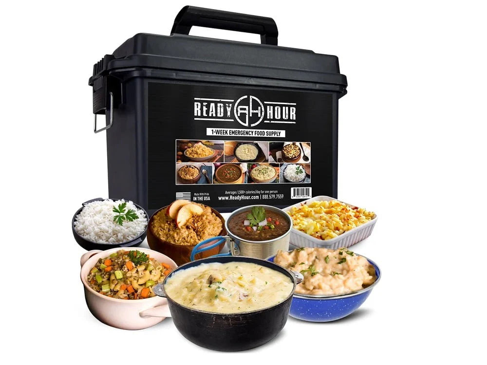 1-Week Food Supply Ammo Can (40 servings) By Patriot Pantry