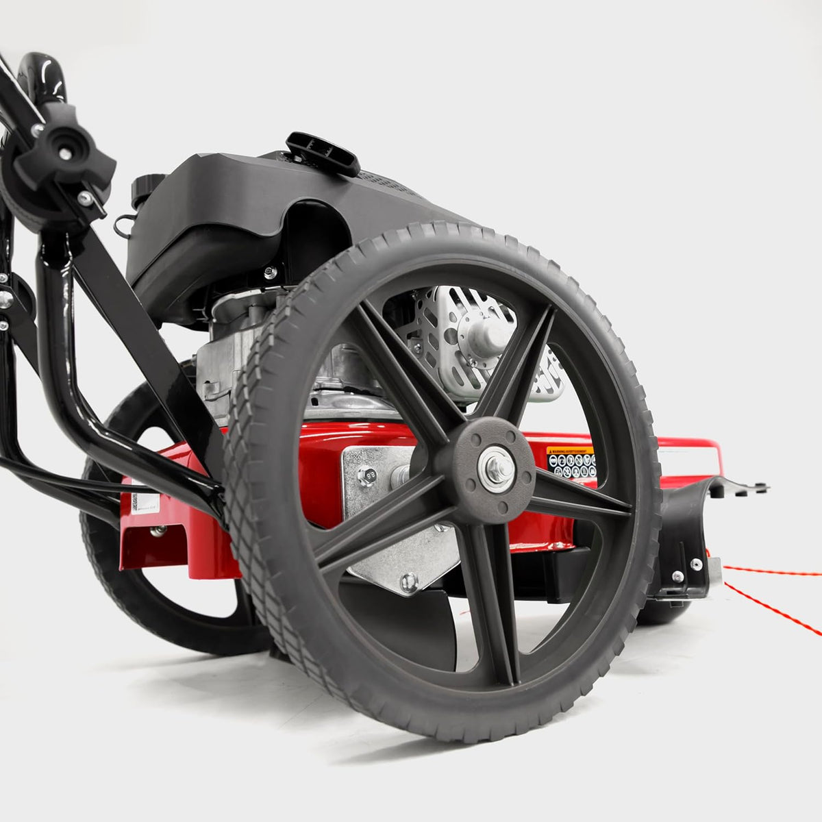 Walk Behind String Mower With 160cc Viper 4-Cycle Engine, 22 ?Cutting Diameter, 14 ?Never-Go-Flat Wheels, Easy Assembly, Adjustable Handlebar, Model # 40314