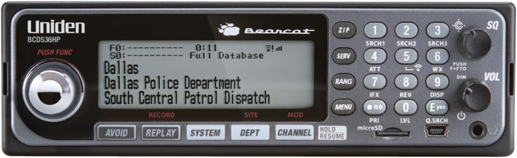 Uniden BCD436HP HomePatrol Digital Handheld Scanner with GPS & Weather Alerts