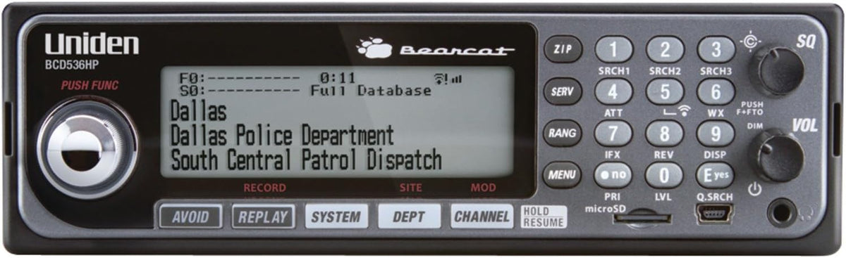 Uniden BCD436HP HomePatrol Digital Handheld Scanner with GPS & Weather Alerts