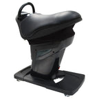 EQCOTWEA Electric Horse Riding Machine Abdominal Exercise Fitness Equipment Black