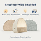 Hatch Restore 2 Sunrise Alarm Clock, Sound Machine, Smart Light (Slate) ー Your Bedside Sleep Guide, White Noise, Custom Sleep Routines, Dimmable Clock, Deep Sleep, Gentle Alarm, Wake Up Rested