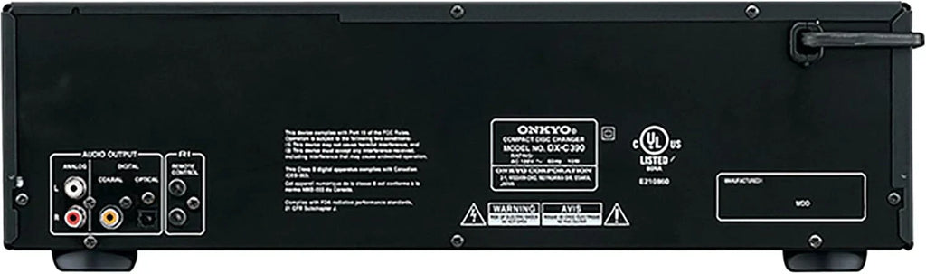 Onkyo DXC390 6 Disc CD Changer,Black