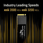 SK hynix Gold P31 PCIe NVMe Gen3 M.2 2280 Internal SSD | Up to 3500MB/S