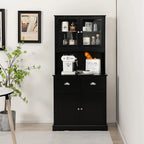 Giantex Kitchen Pantry Buffet Cabinet Storage Organizer