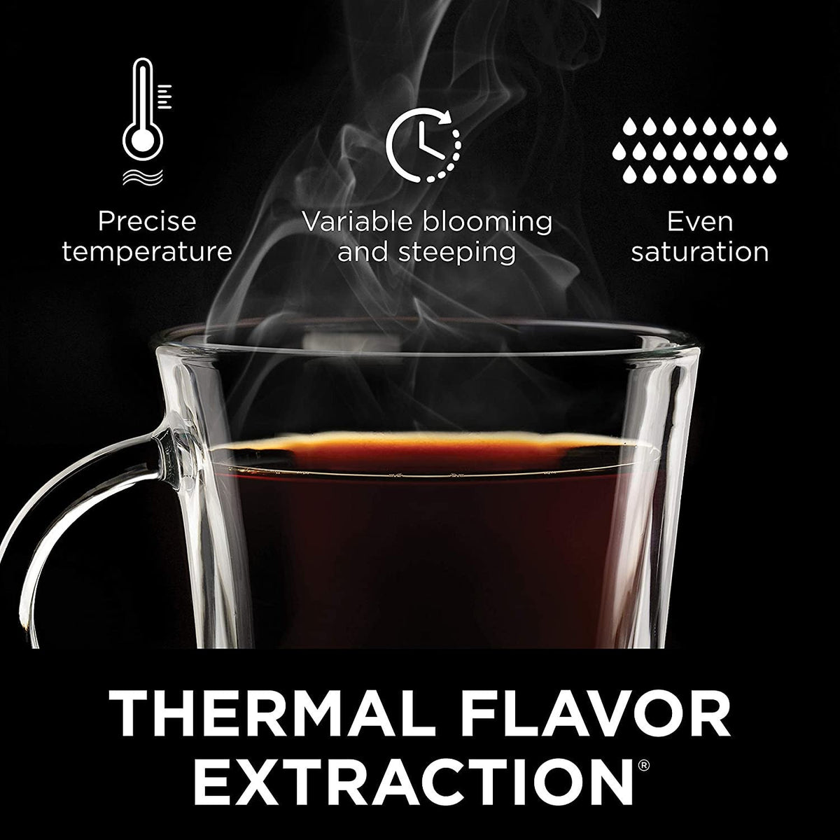 Ninja Hot & Cold Brewed System, Auto-iQ Tea and Coffee Maker With Glass Carafe
