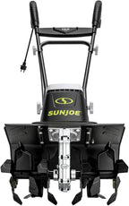 Sun Joe Corded Electric Garden Tiller & Cultivator with Steel Tines  16 Inch  13.5-Amp Motor - Heavy-Duty Tilling Machine for Lawn  Yard  and Gardening Care  TJ604E