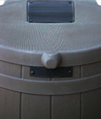 Good Ideas Rain Wizard 50 Gallon Plastic Outdoor Home Rain Barrel Water Storage Collector