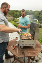 Cuisinart Chef's Style Tabletop Portable Propane Grill, 20,000 BTU Stainless Steel 2-Burner