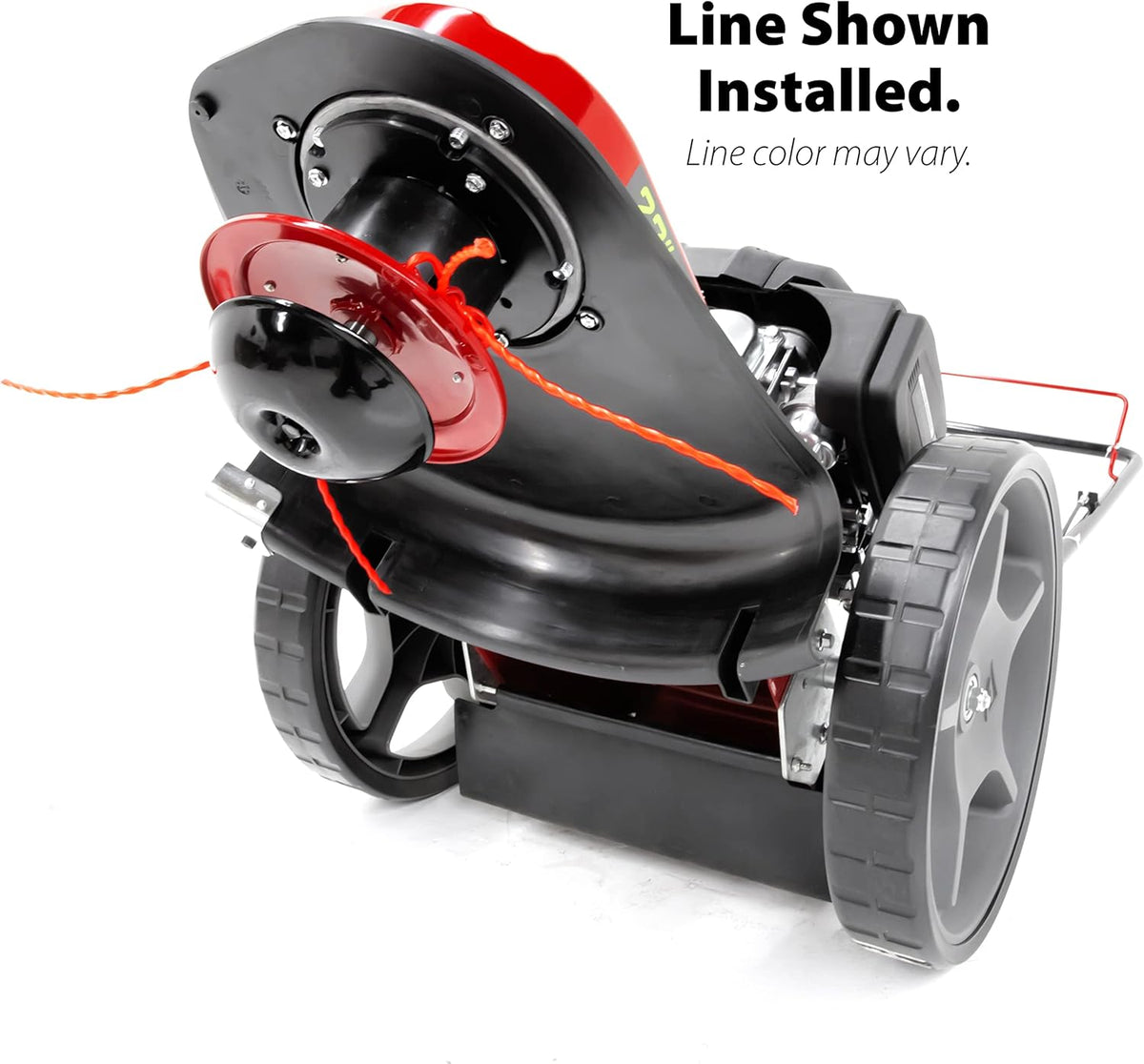 Walk Behind String Mower With 160cc Viper 4-Cycle Engine, 22 ?Cutting Diameter, 14 ?Never-Go-Flat Wheels, Easy Assembly, Adjustable Handlebar, Model # 40314