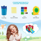 Costway Inflatable Kids Jumping Bouncer Indoor Outdoor with 480W Blower