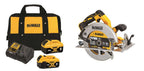 20V MAX 7 1/4?�� Circular Saw and Lithium Ion Battery Starter Kit