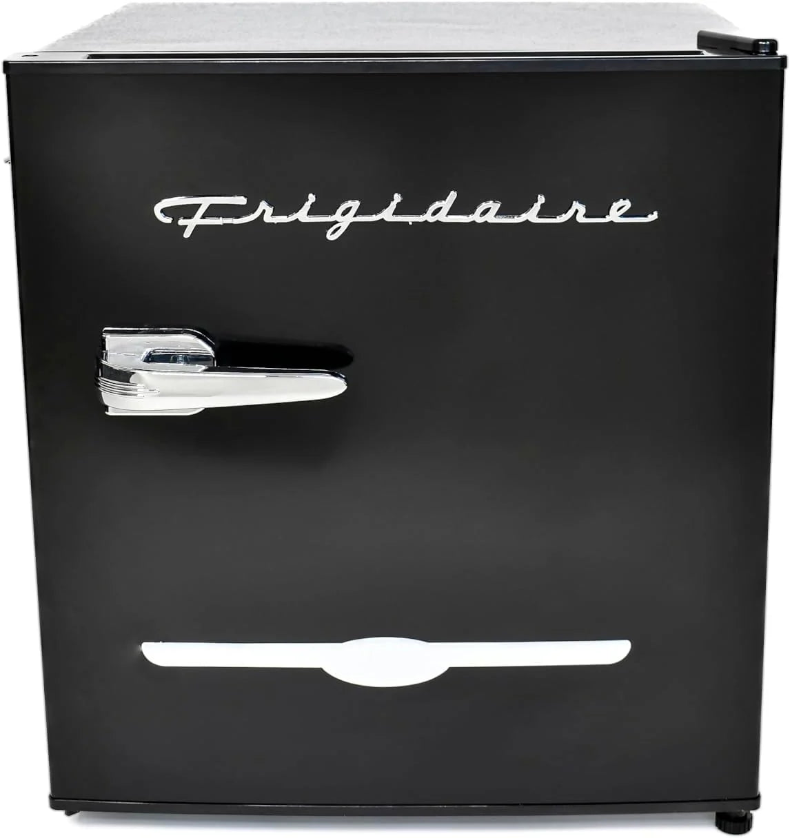 Frigidaire EFR176 Retro Compact Fridge with Chiller Mini Refrigerator with Built-in Bottle Opener for Office, Bedroom, Dorm Room or Cabin, 1.6 cu ft 16" D x 18" W x 18.5" H, Moonlight
