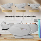 Health Detection Zero Gravity Full Body Massage Chair with 4D Dual Roller System Flexible Track, Heart Rate Monitor, Fragrance Therapy, Voice Control