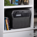 SentrySafe Charcoal Gray Waterproof and Fireproof Safe, Lock Box with Keypad for Documents and Hanging File Folders, Exterior: 14.1 x 16.6 x 13.8 Inches, ?FHW40300