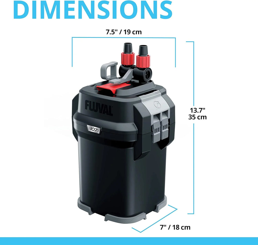 407 Perfomance Canister Filter - for Aquariums Up to 100 Gallons - Aquarium Canister Filter